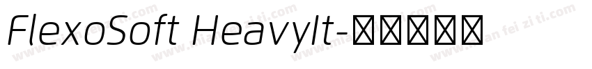 FlexoSoft HeavyIt字体转换